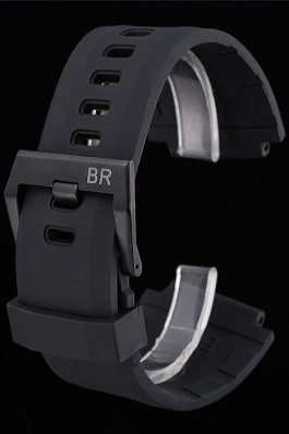 Bell & Ross Black Rubber Bracelet 622483 Replica Bell And Ross