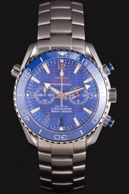 Omega James Bond Skyfall Chronometer Watch with Blue Dial and Blue Bezel om226 621378 Omega Replica Seamaster