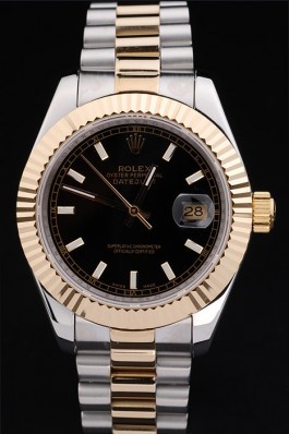Gold Stainless Steel Band Top Quality Rolex Datejust Luxury Watch 218 5134 Replica Rolex Datejust