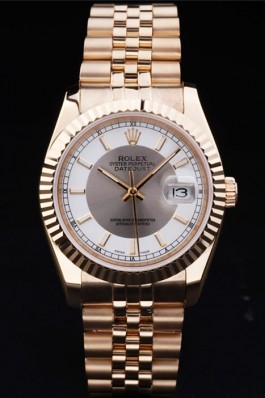 Gold Stainless Steel Band Top Quality Gold Datejust Luxury Watch 5250 Replica Rolex Datejust