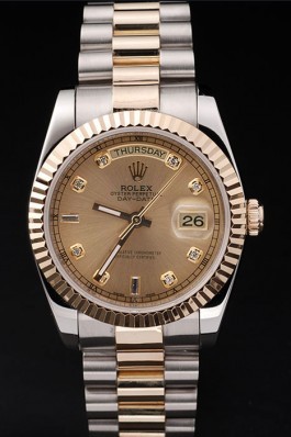 Gold Top Quality Rolex Swiss Mechanism Gold Luxury Watch 5361 Rolex Replica Aaa