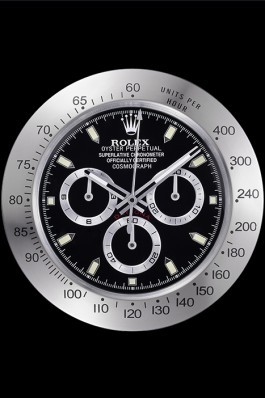Rolex Daytona Cosmograph Wall Clock Silver-Black 621909 Rolex Daytona Replica