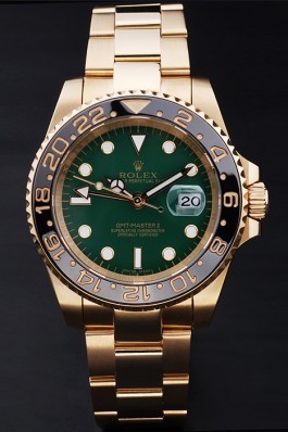 Gold Stainless Steel Band Top Quality Rolex Master II Gold Luxury Watch 169 5098 Rolex Replica Gmt