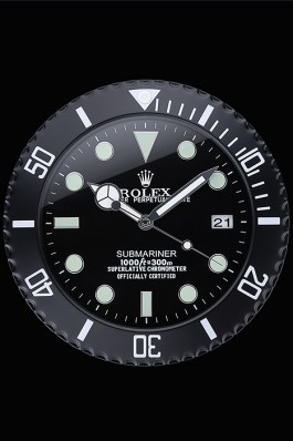 Rolex Submariner Wall Clock Black 622474 Rolex Submariner Replica
