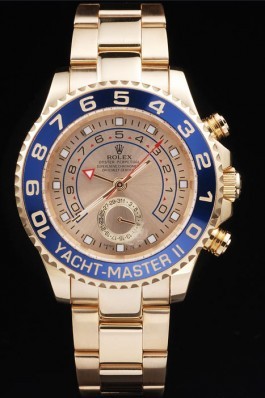 Gold Stainless Steel Band Top Quality Rolex Gold Yacht-Master II Luxury Watch 239 5152 Rolex Replica Cheap