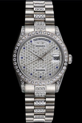 Swiss Rolex Day-Date Diamonds-srl182 621612 Rolex Replica Aaa